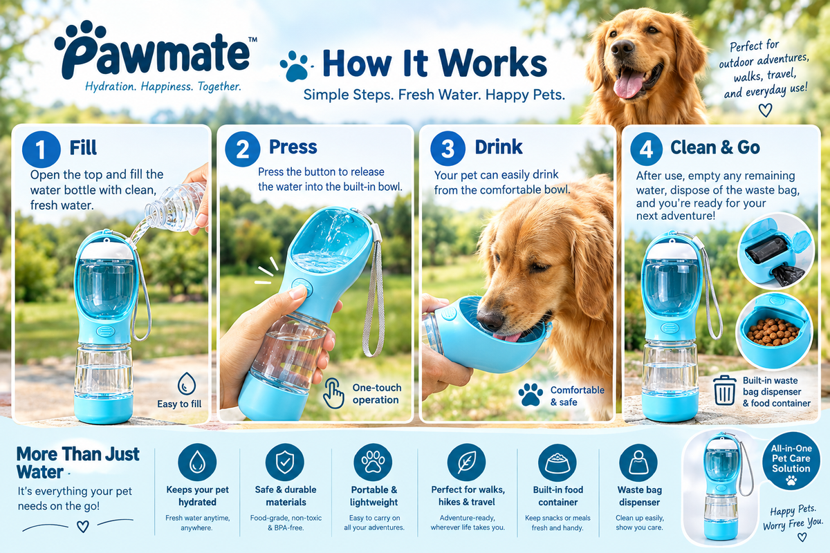 PawMate™ – The All-in-One Pet Travel Companion